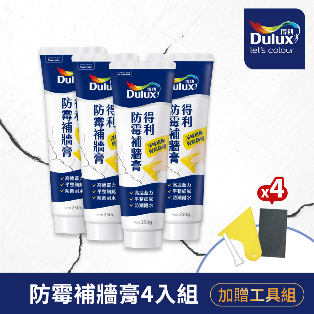 A888 防黴抗菌補牆膏（4入組裝）