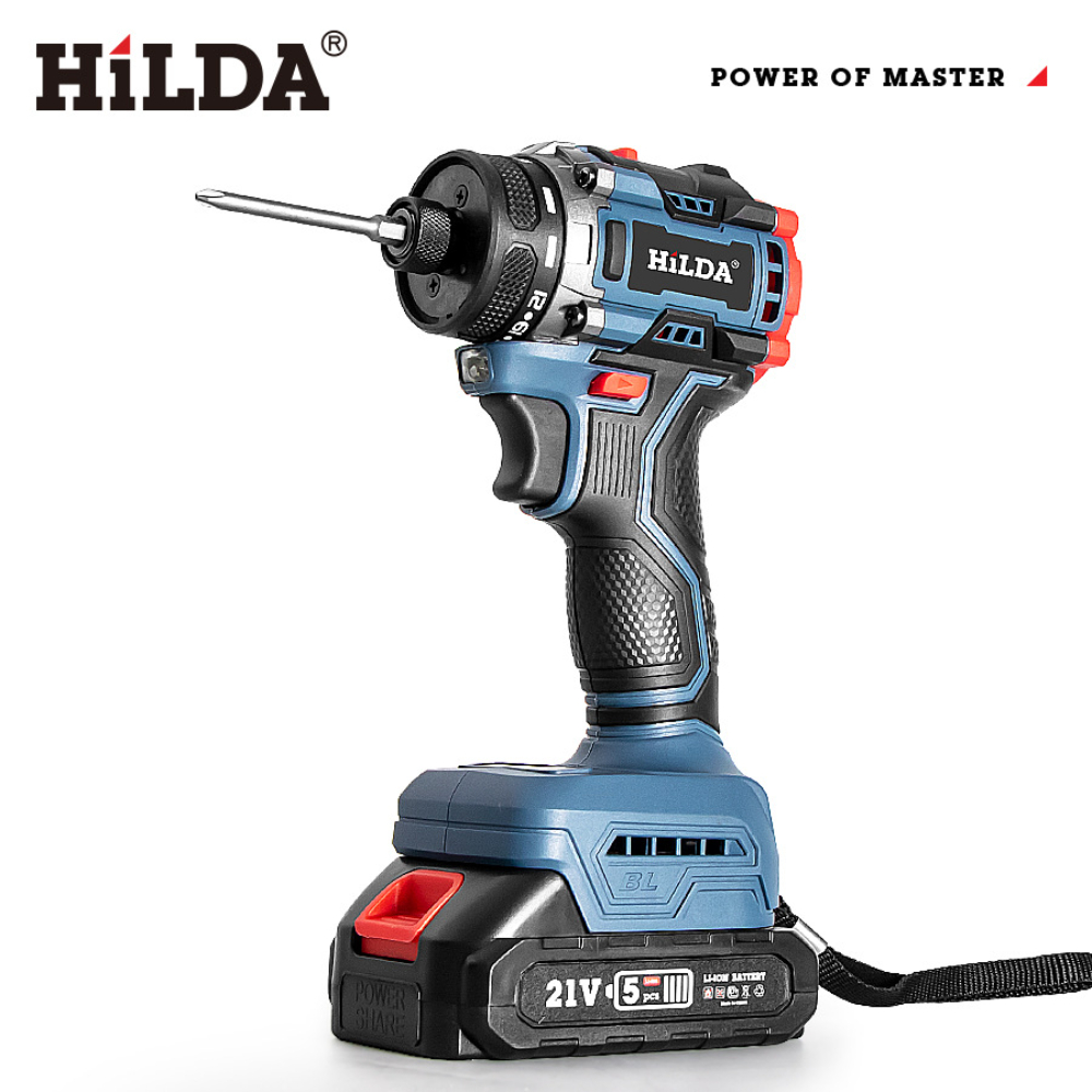 HILDA 希爾達 21V無刷短軸衝擊起子機 雙電