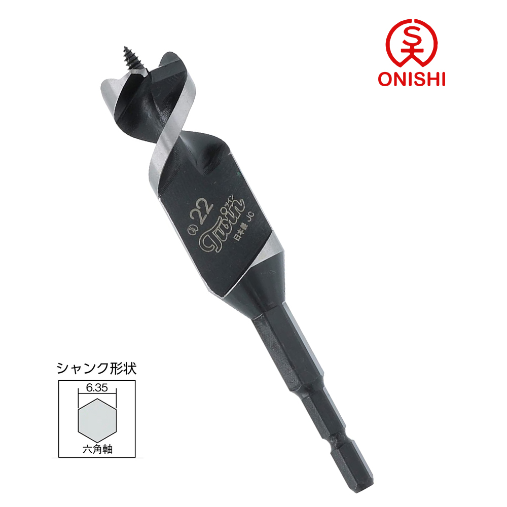 ONISHI 大西 NO.1-T 雙刃短型鑽尾 Twin 22mm /22mm