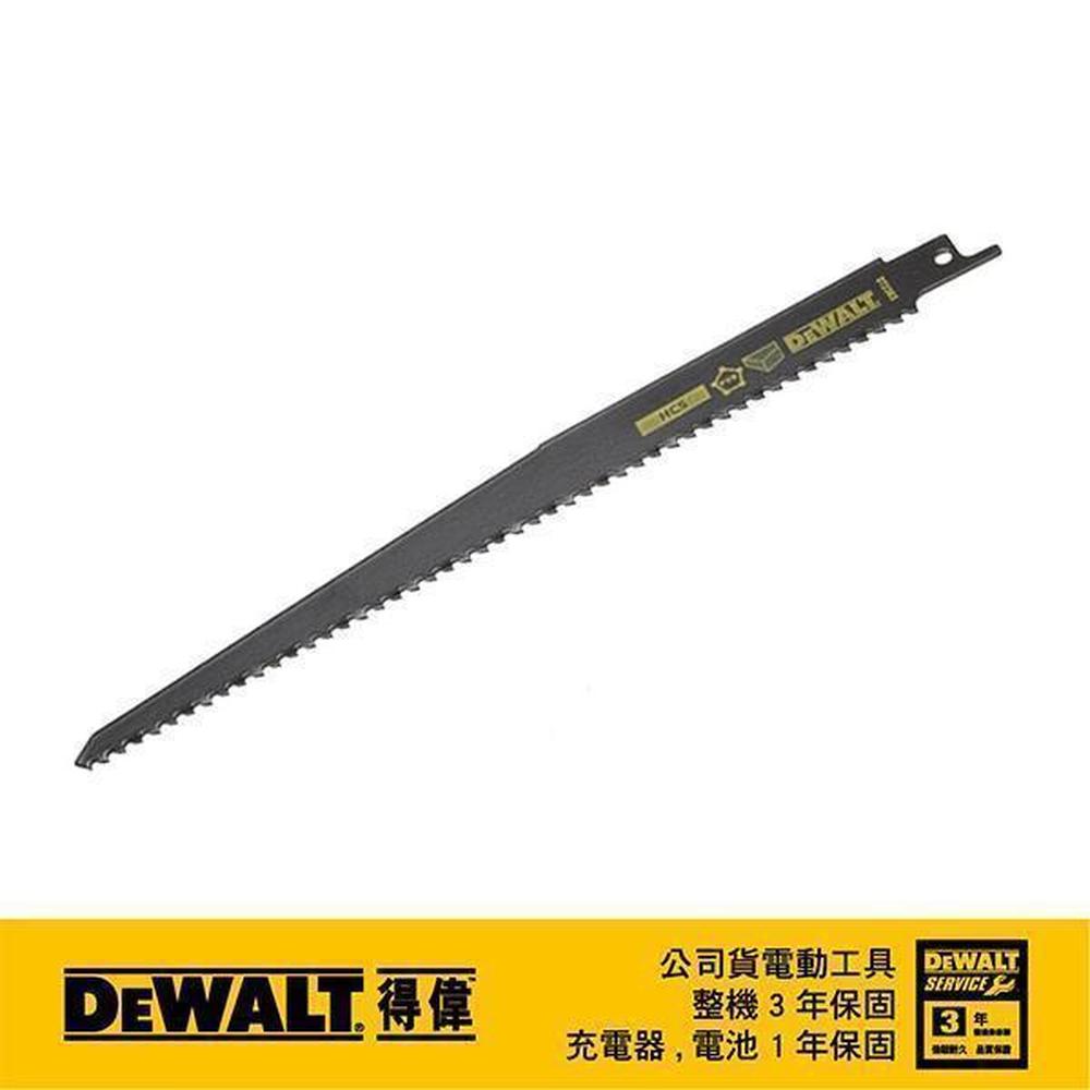 DeWALT 得偉 高碳鋼木工用木材及PVC快速切割軍刀鋸片228mm(5入) DT2363