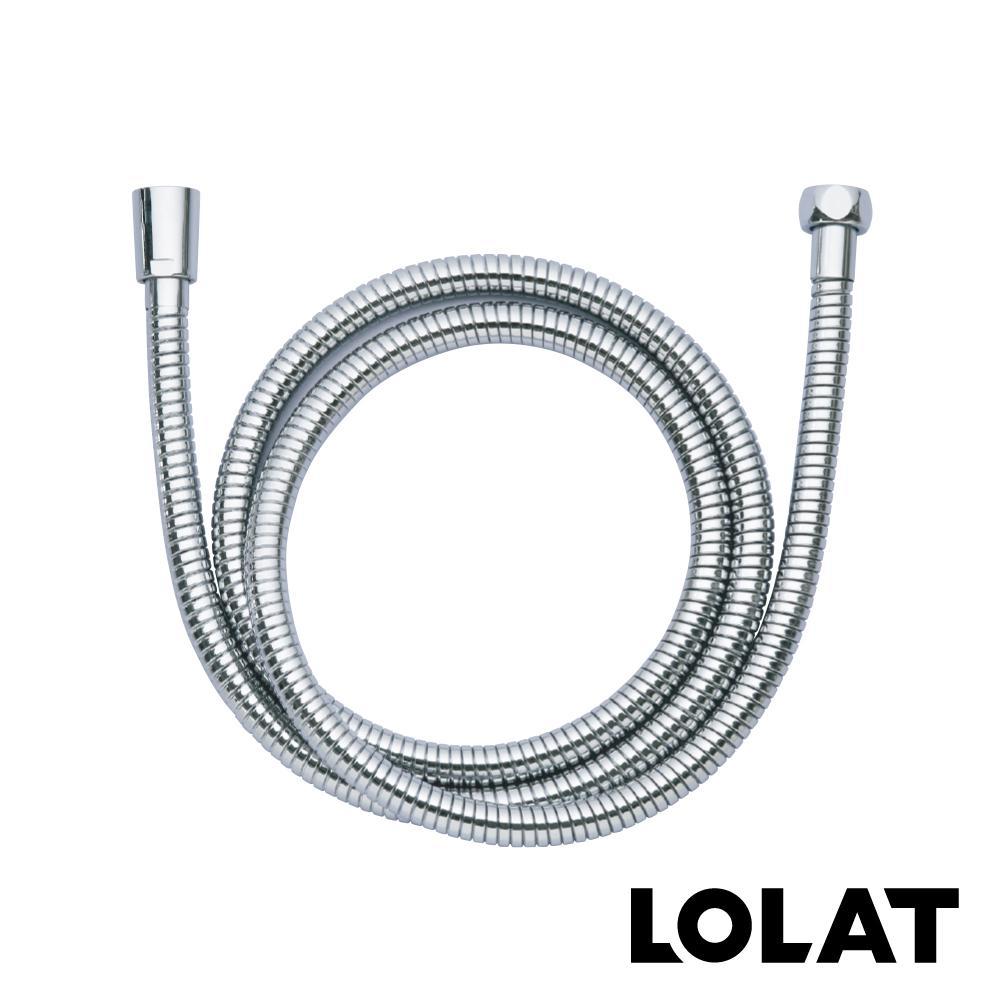 LOLAT 羅力 沐浴軟管/可旋可伸縮/不銹鋼/簡易DIY/鉻 OS221