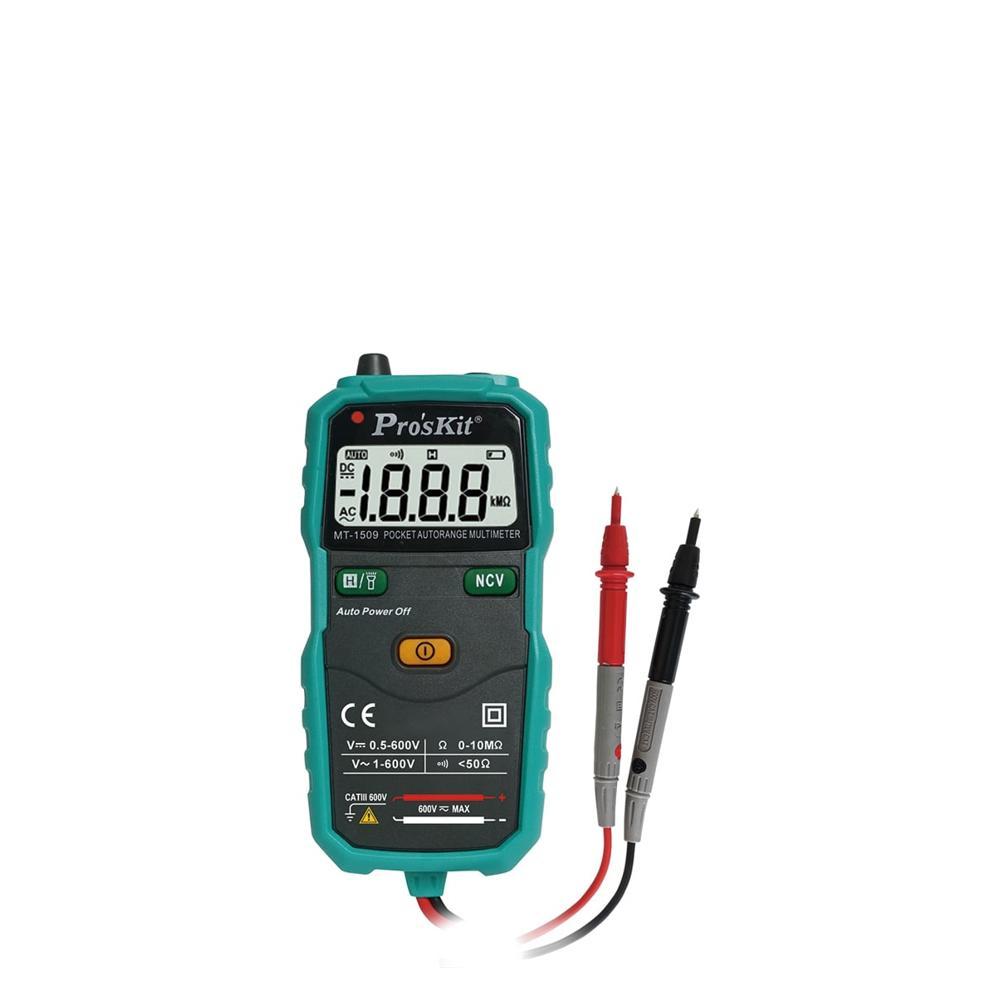 Pro'sKit 寶工 Pro'sKit袖珍型自動電錶+D34 MT 1509 MT-1509