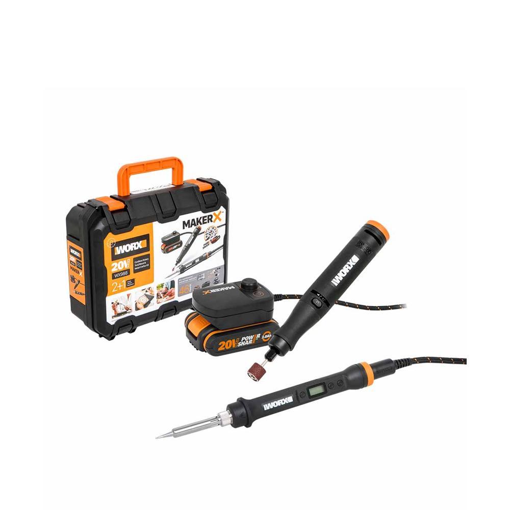 WORX 威克士 WORX造物者 Maker X系列 調速刻磨機/電磨筆組合(WX988) WX988