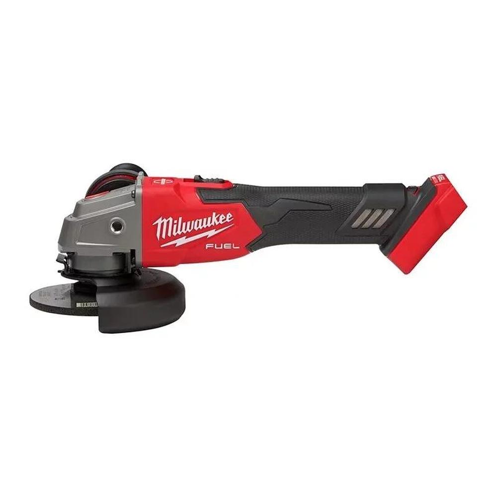 Milwaukee 美沃奇 18V鋰電無碳刷4吋調速速停砂輪機(雙5.0Ah套裝) M18FSAGV100XB-502X