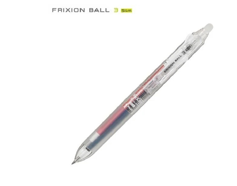最夯系列 PILOT百樂 FriXion Ball Slim 0.38mm透明三色按鍵魔擦筆(LKFBS-60UF)