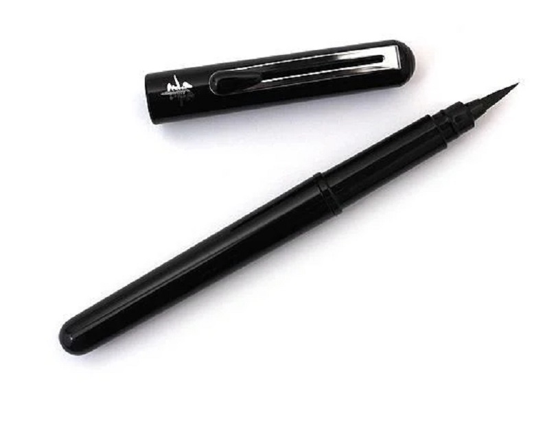 Pentel 飛龍 攜帶型卡式毛筆(GFKP3-A) 可換卡水 附4支墨水管