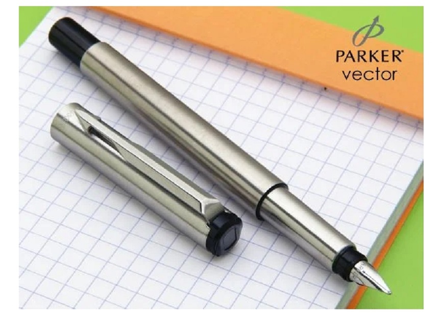 法國製 PARKER 派克 Vector 威雅系列鋼桿鋼筆(P0029690) 不鏽鋼筆尖 金屬筆桿