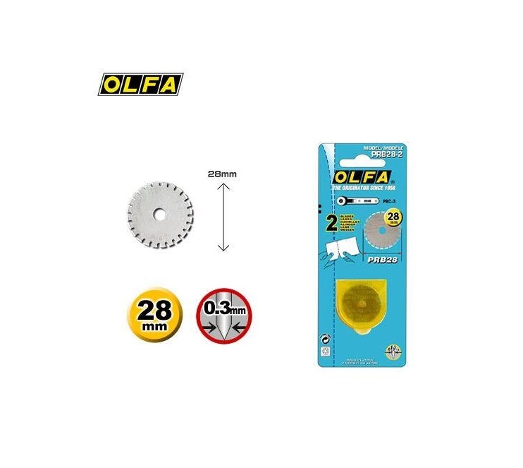 日本 OLFA 虛線刀刀片 2片入(PRB28-2) 28mm