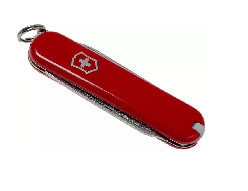 瑞士製造 維氏VICTORINOX Escort經典紅色6用瑞士刀(0.6123)58mm