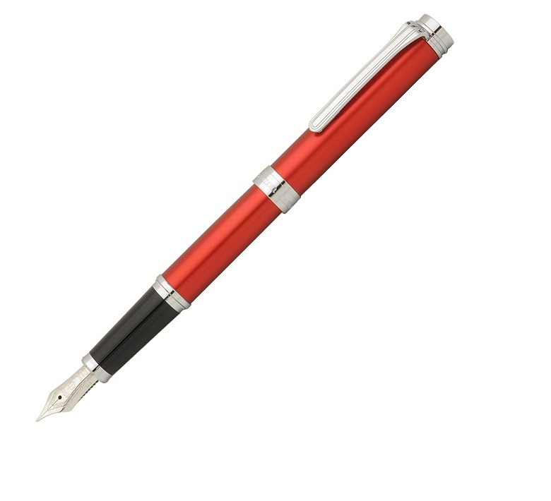 日本 Sailor寫樂 Barcarolle 14K 金屬霧面紅白夾鋼筆(11-1529)金屬LOGO有質感