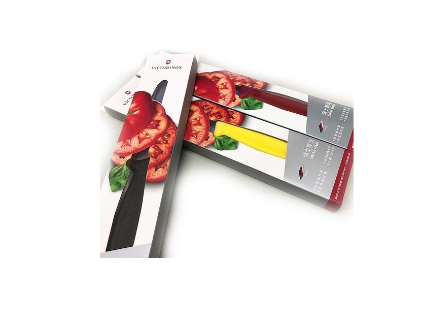 瑞士製造 維氏VICTORINOX 瑞士刀/番茄刀/蕃茄刀/蔬菜刀/餐刀 6.7831 含刀套禮盒組