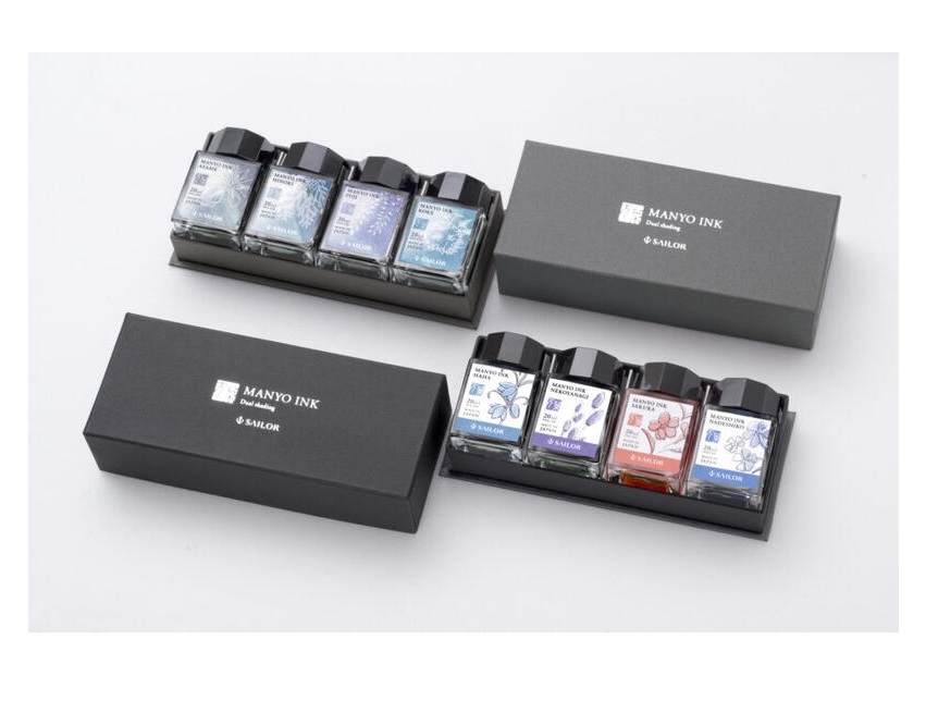 Sailor寫樂 Dye Color MANYO 萬葉墨水(13-4510)20ml 四瓶組合