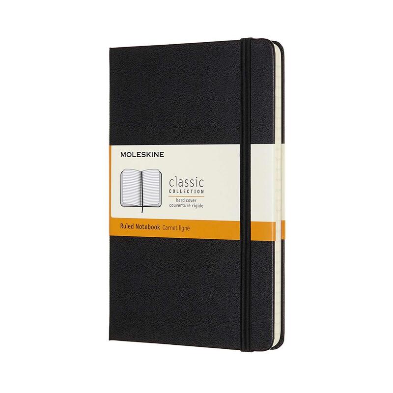 義大利 MOLESKINE經典橫硬殼筆記本-橫式橫線款(大型) 無酸紙 83701122