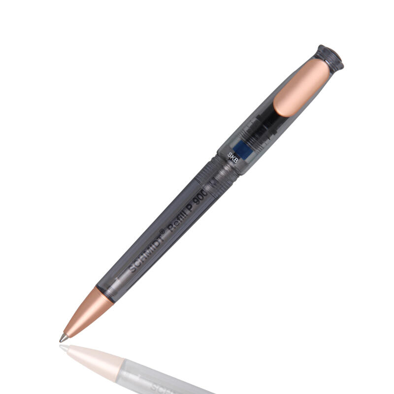 SKB 文明鋼筆【RS-501G】NOTI黃銅玫瑰金原子筆(馬口鐵盒版)