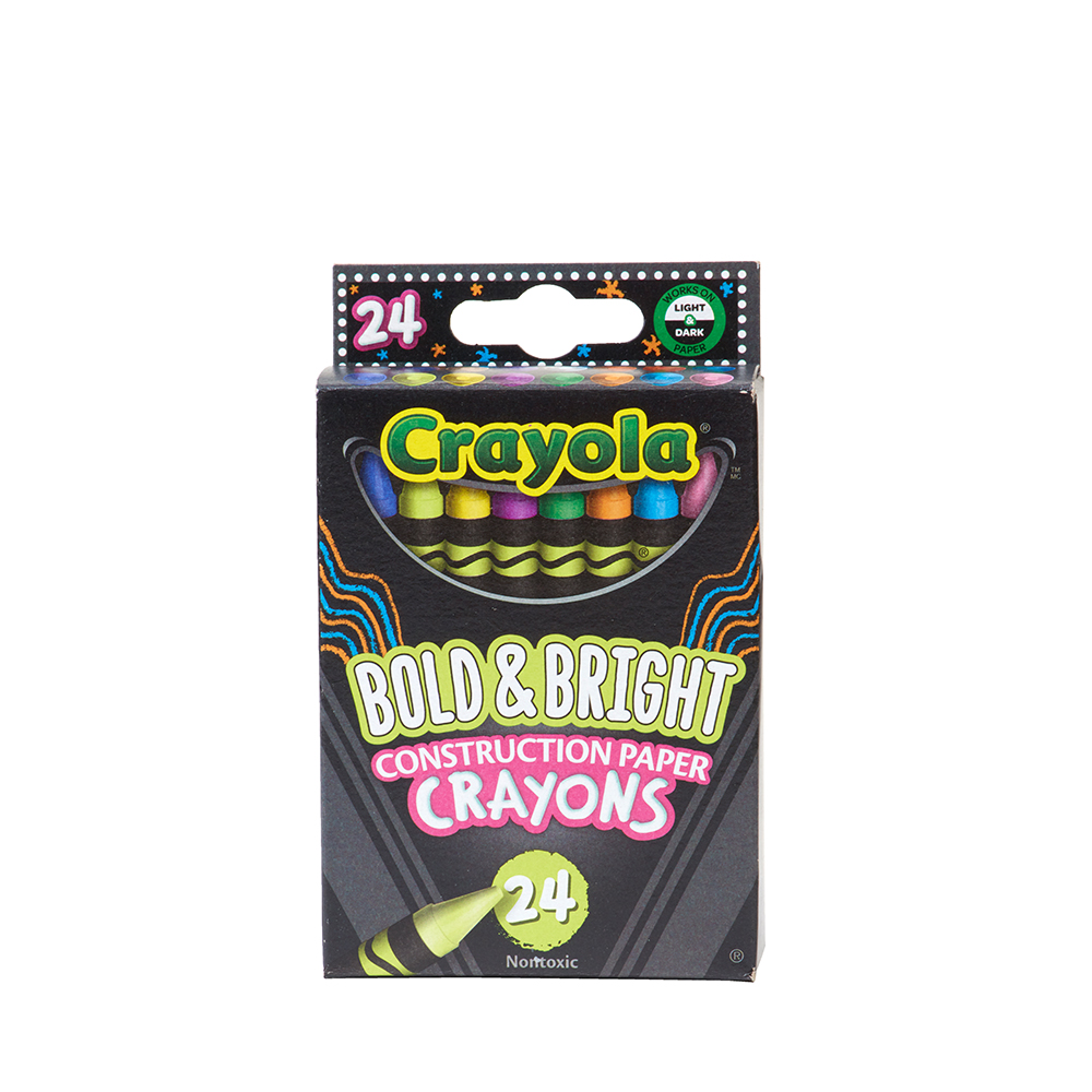 美國Crayola 繪兒樂 星光炫彩彩色蠟筆24色