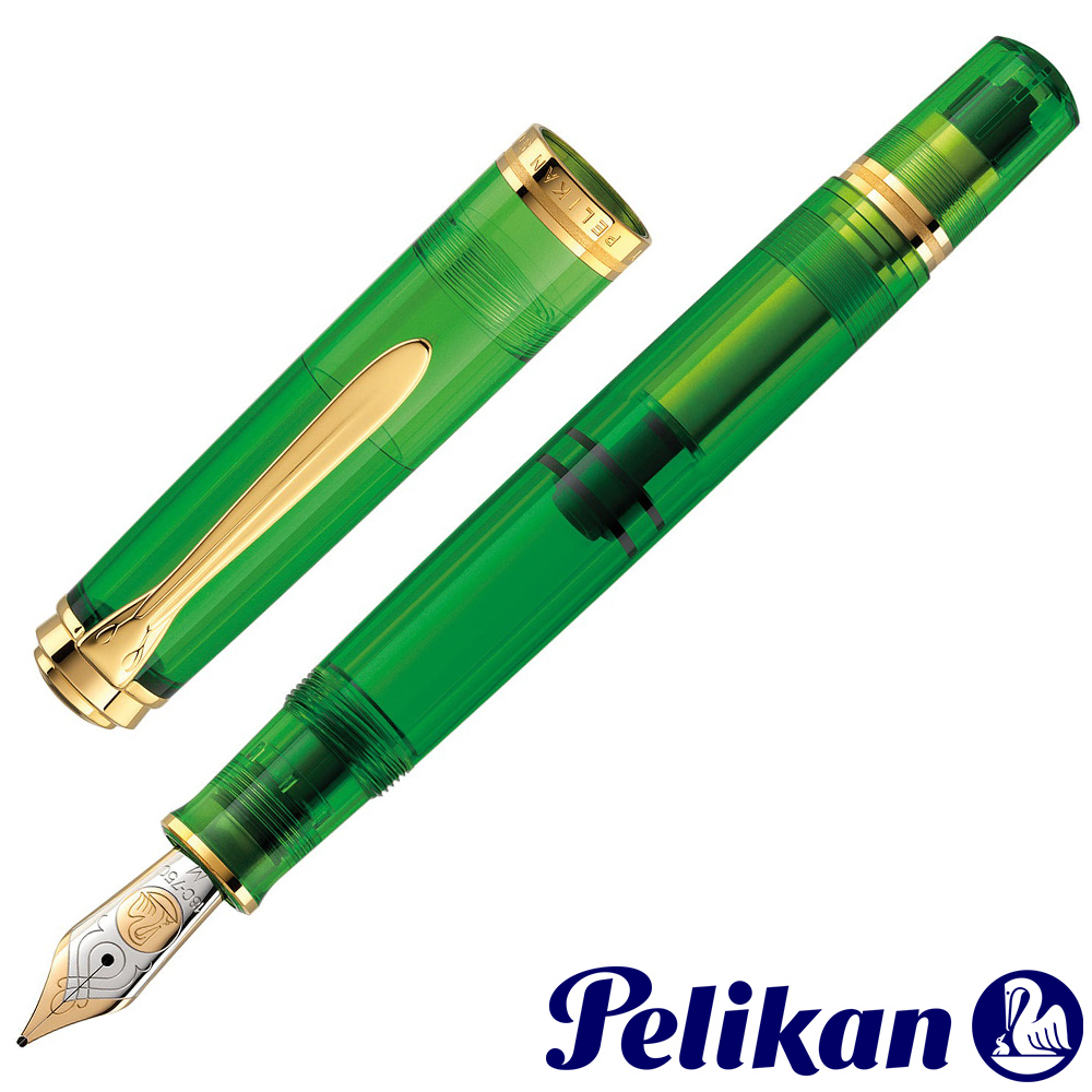 百利金 M800 2023限量 綠透示範鋼筆