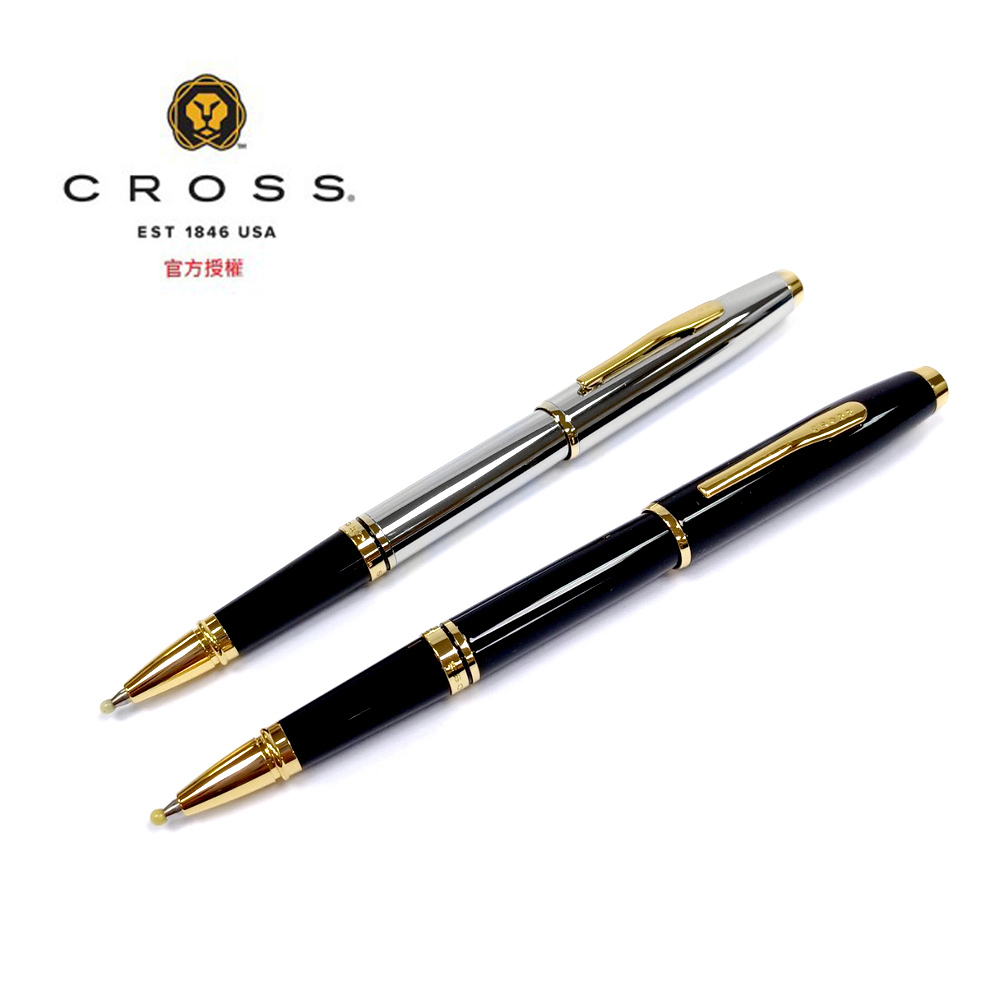 CROSS 高雲系列 亮鉻金夾/黑琺瑯金夾 鋼珠筆 AT0665-2/AT0665-11