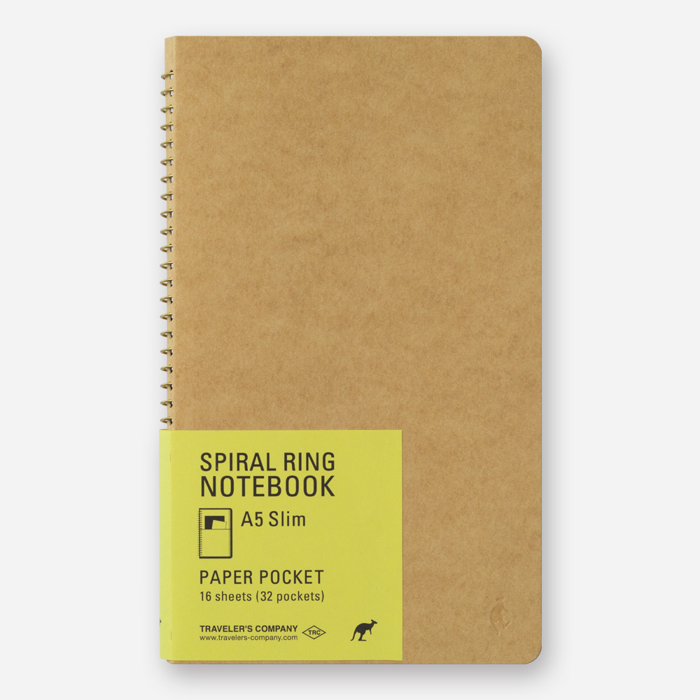 日本 TRC《SPIRAL RING 線圈筆記本》口袋筆記本 / A5 Slim size
