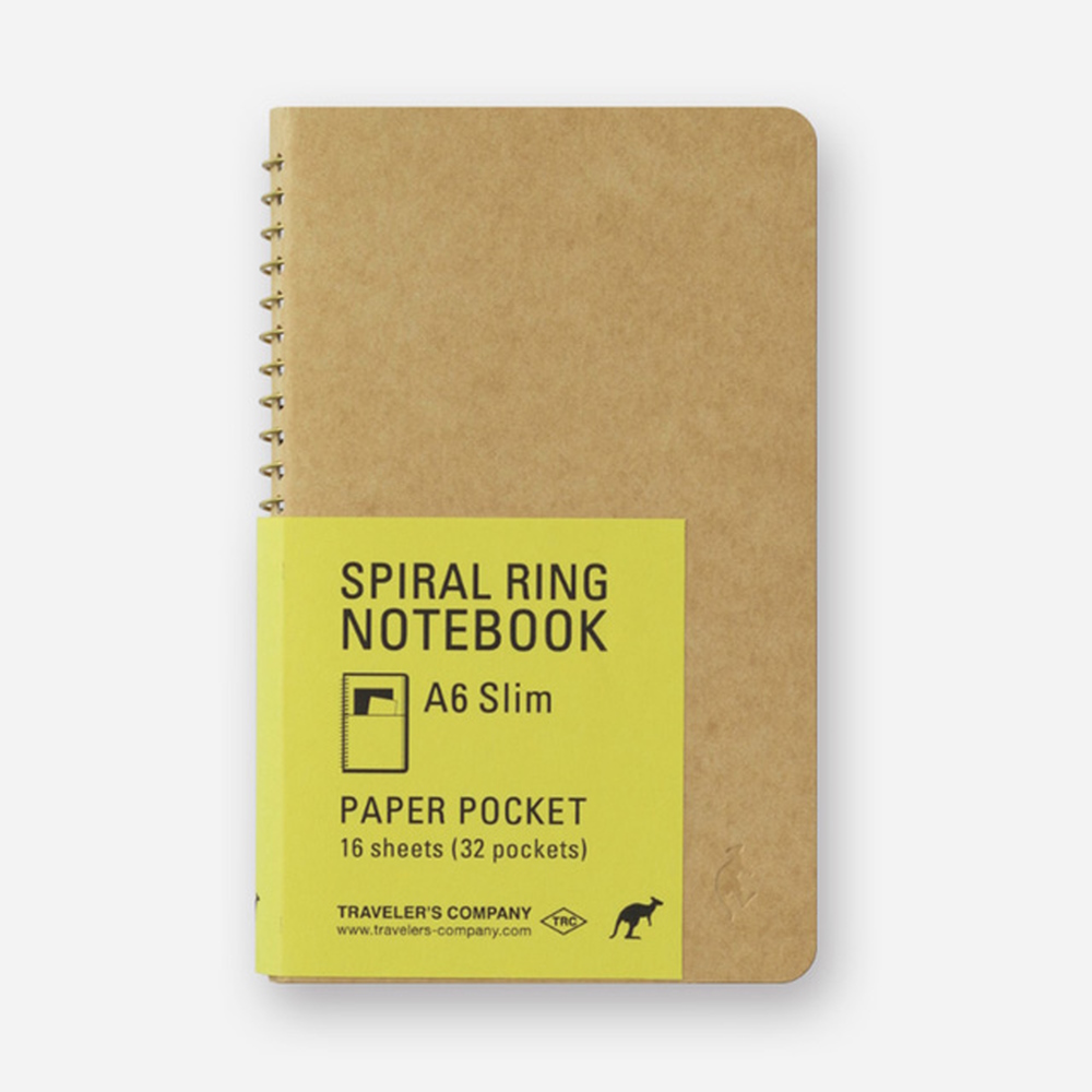 日本 TRC《SPIRAL RING 線圈筆記本》口袋筆記本 / A6 Slim size