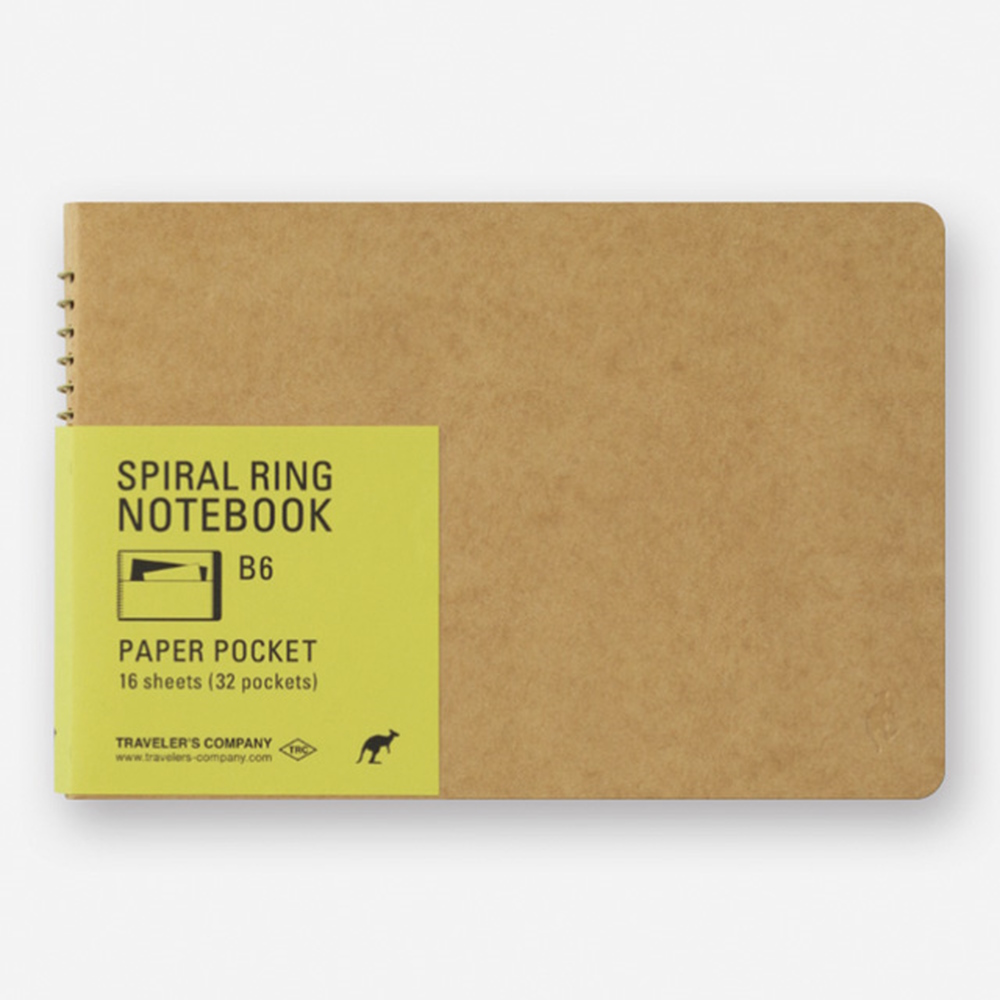日本 TRC《SPRIAL RING 線圈筆記本》口袋筆記本 / B6 size