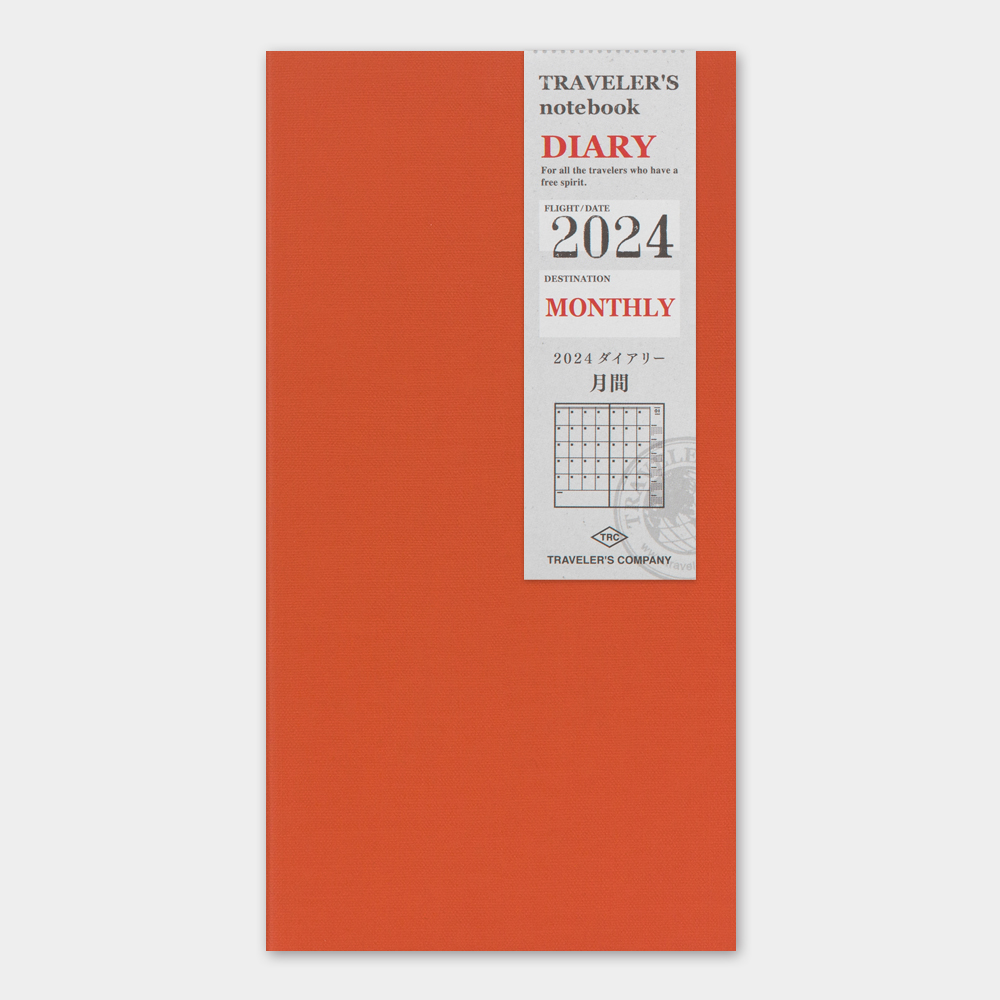 日本 TRC《2024 年 TRAVELER’S notebook》標準尺寸 / 月間手帳