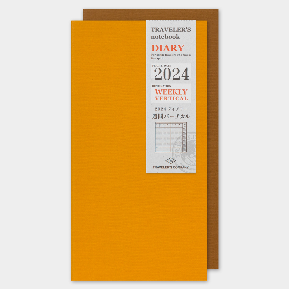 日本 TRC《2024 年 TRAVELER’S notebook》標準尺寸 / 週間直式