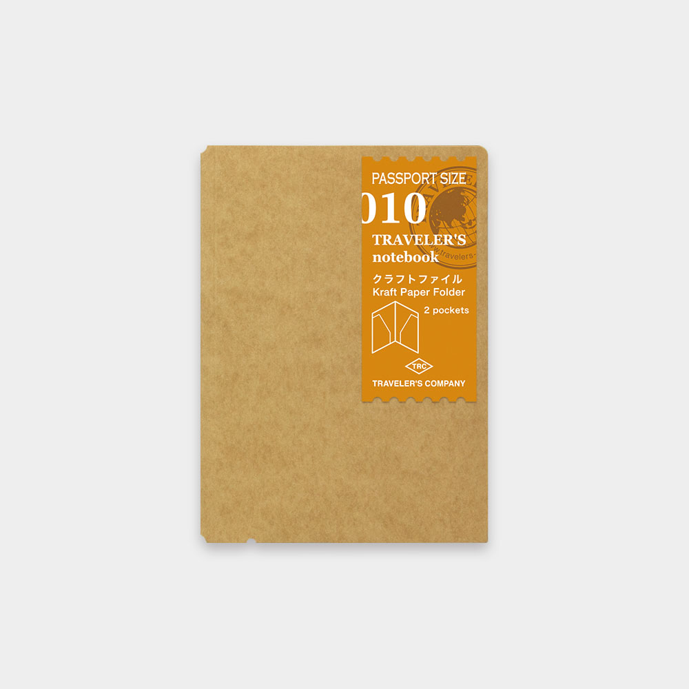 日本 TRC《TRAVELER’S notebook 護照尺寸配件》010 牛皮收納夾