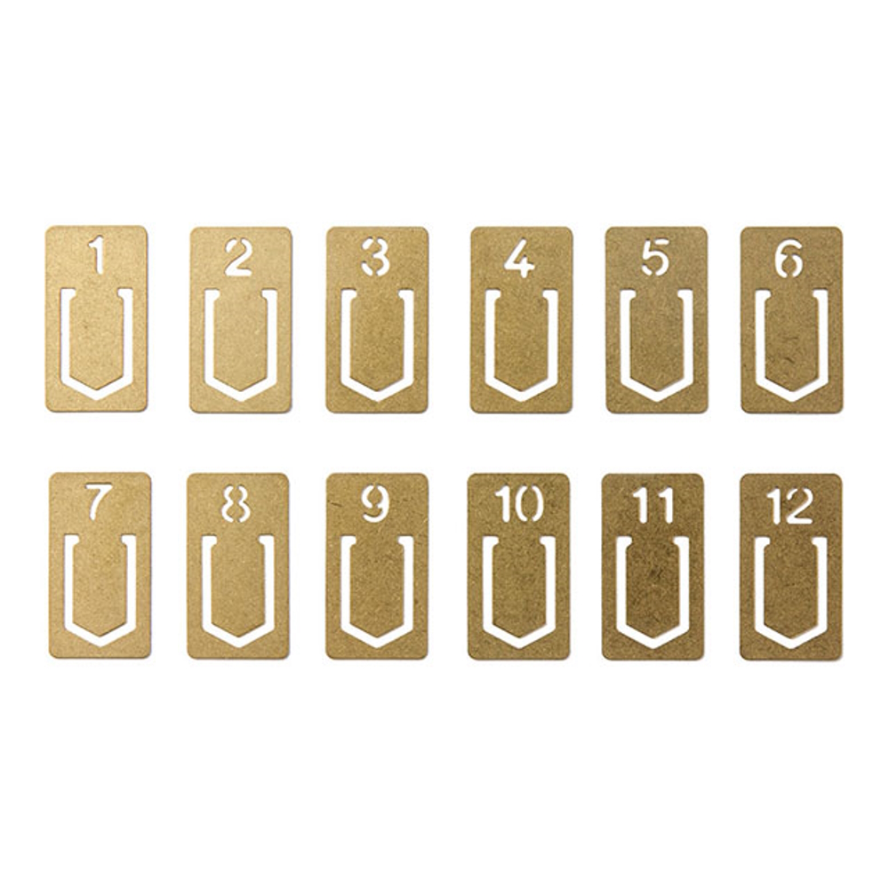 日本 TRC《BRASS 黃銅系列》數字書籤
