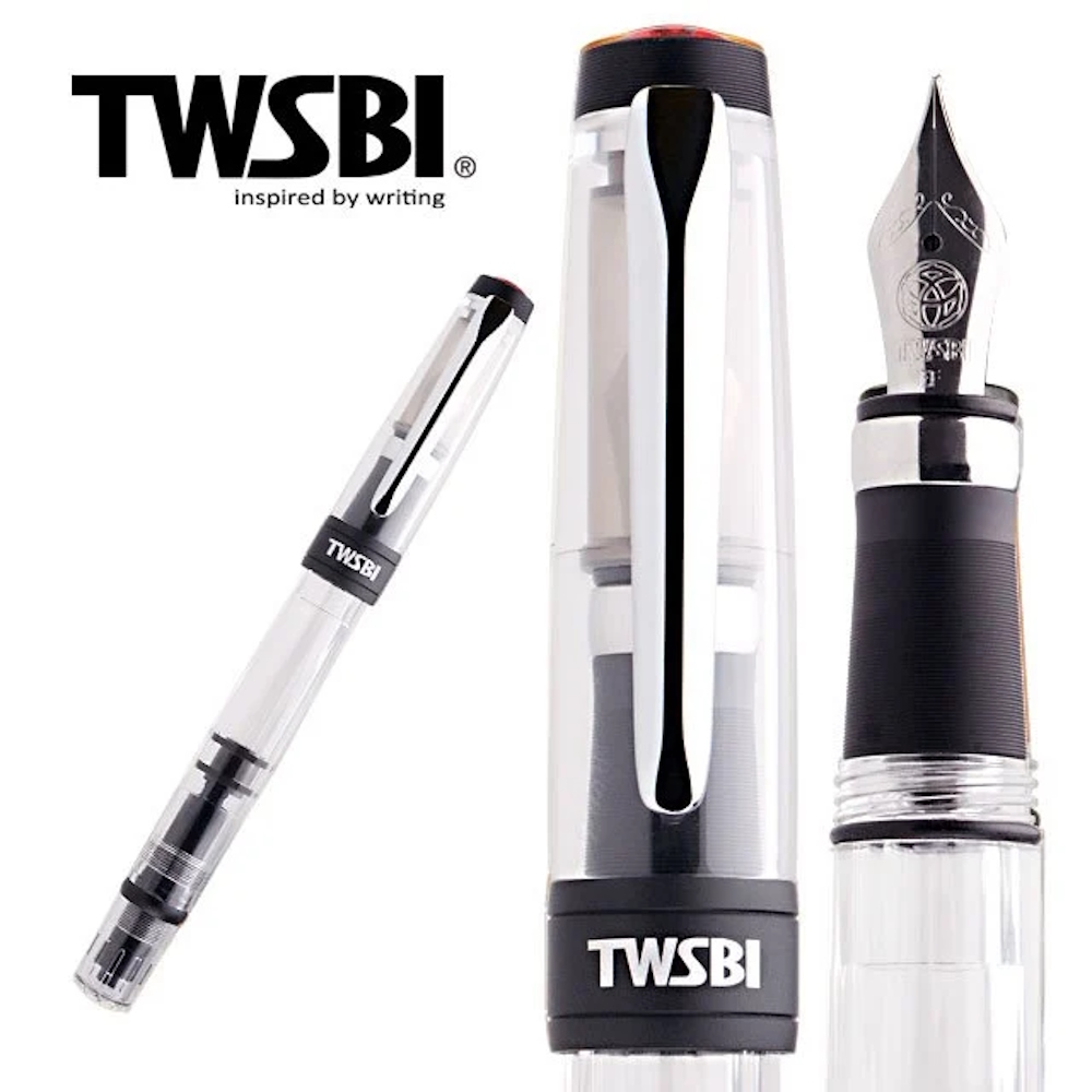 台灣 TWSBI 三文堂《鑽石 580AL R 系列鋼筆》黑色