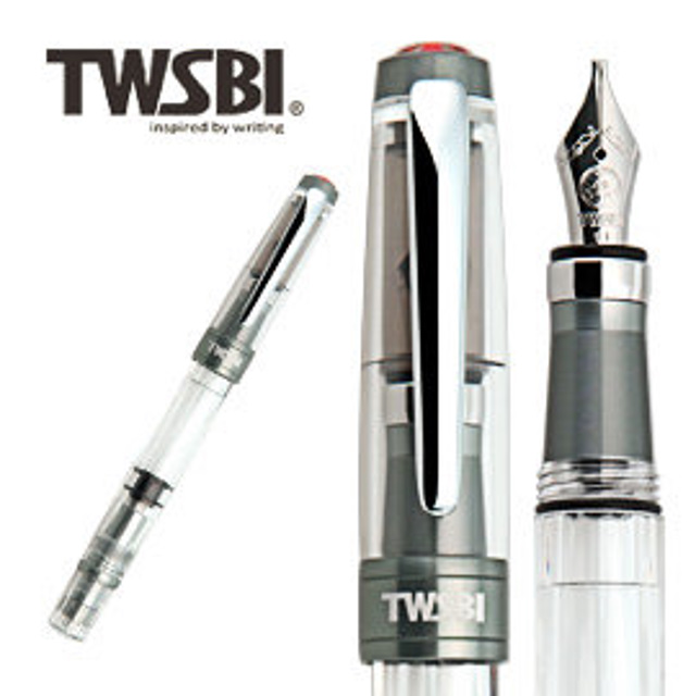 台灣 TWSBI 三文堂 580AL R 系列鋼筆》銀灰