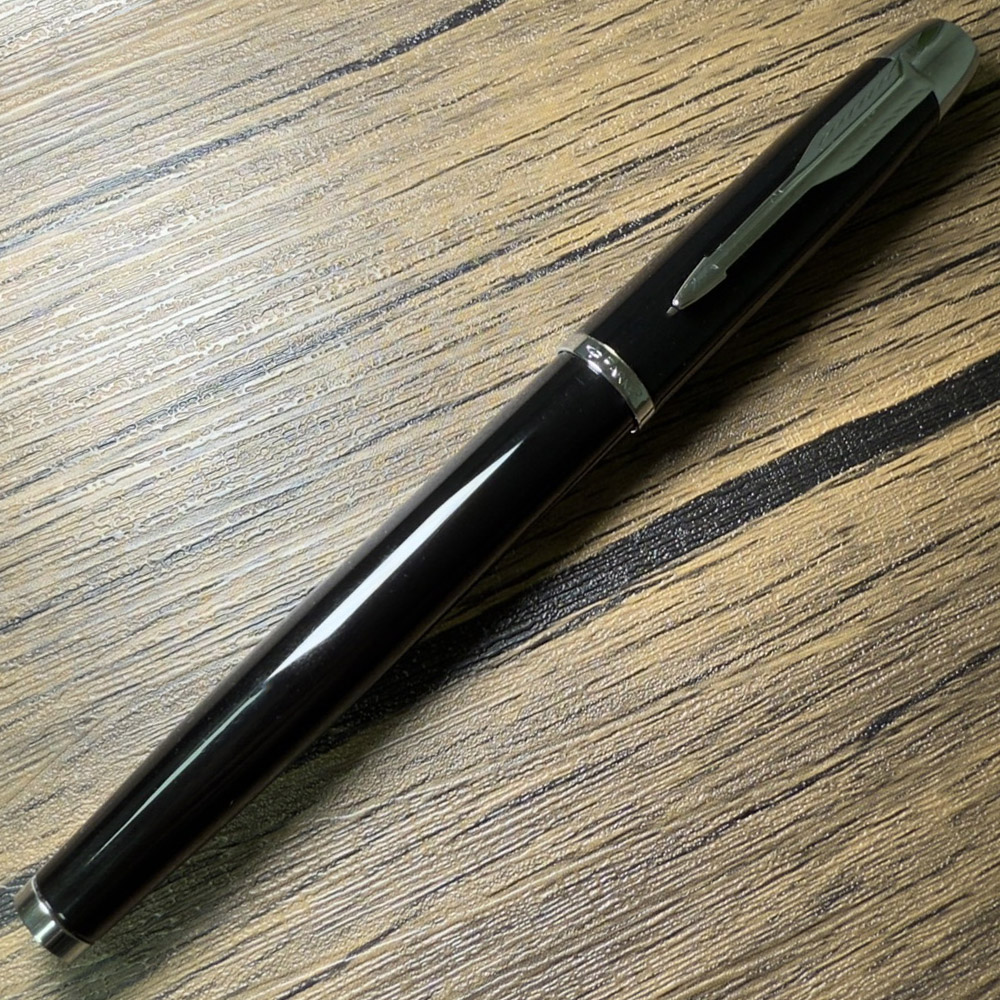 Parker派克 IM經典系列 麗雅黑白夾鋼珠筆