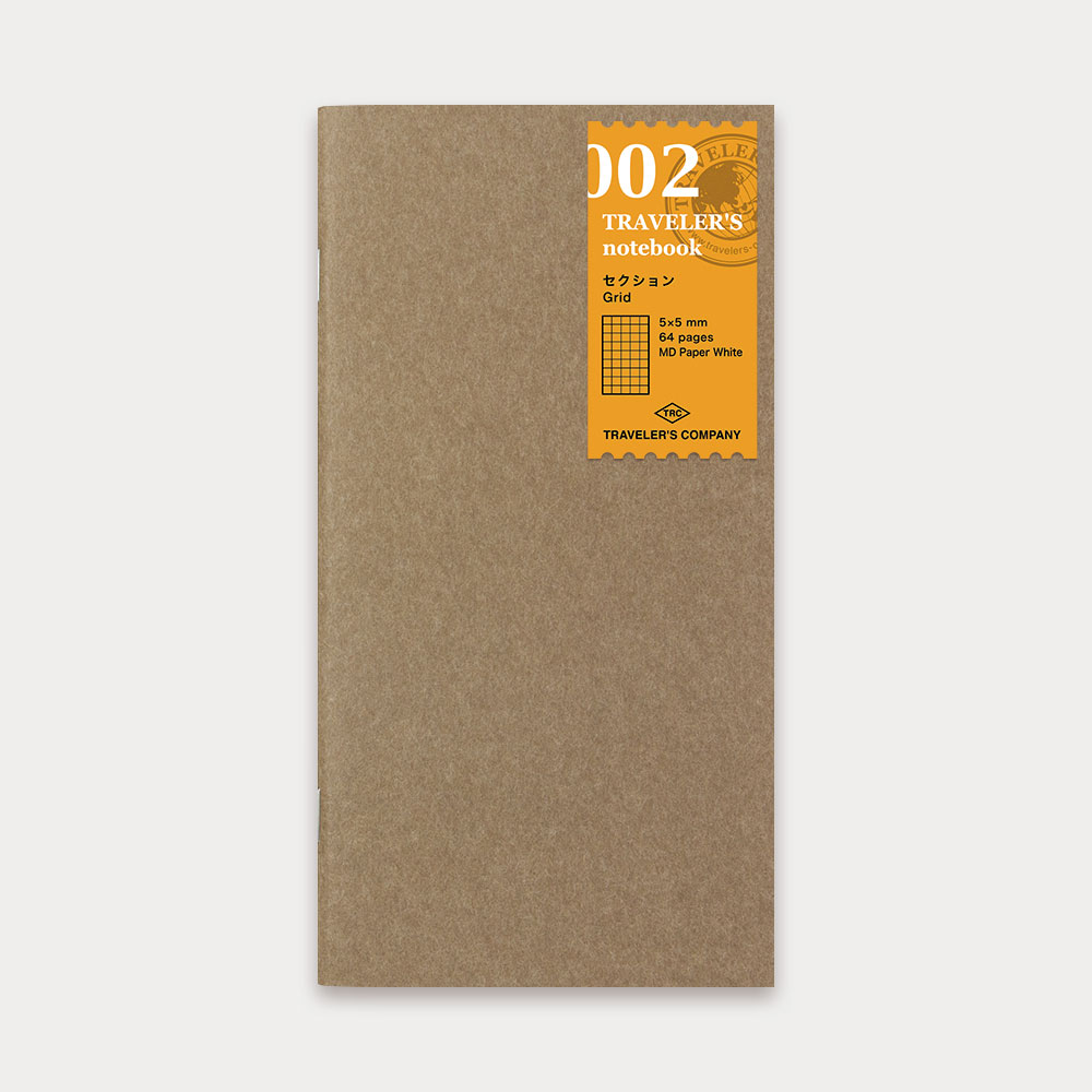 日本 TRC《TRAVELER’S notebook 標準尺寸內頁》002 方格