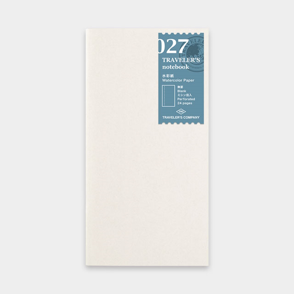 日本 TRC《TRAVELER’S notebook 標準尺寸內頁》027 水彩紙