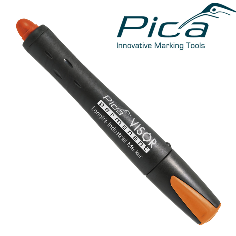 【Pica】Visor固體油漆筆 可換芯-橘 990/054