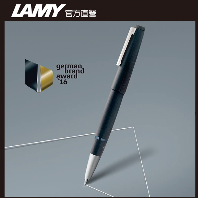 【雷雕免費刻字】LAMY 2000系列 01 強化玻璃纖維14K白金尖 鋼筆