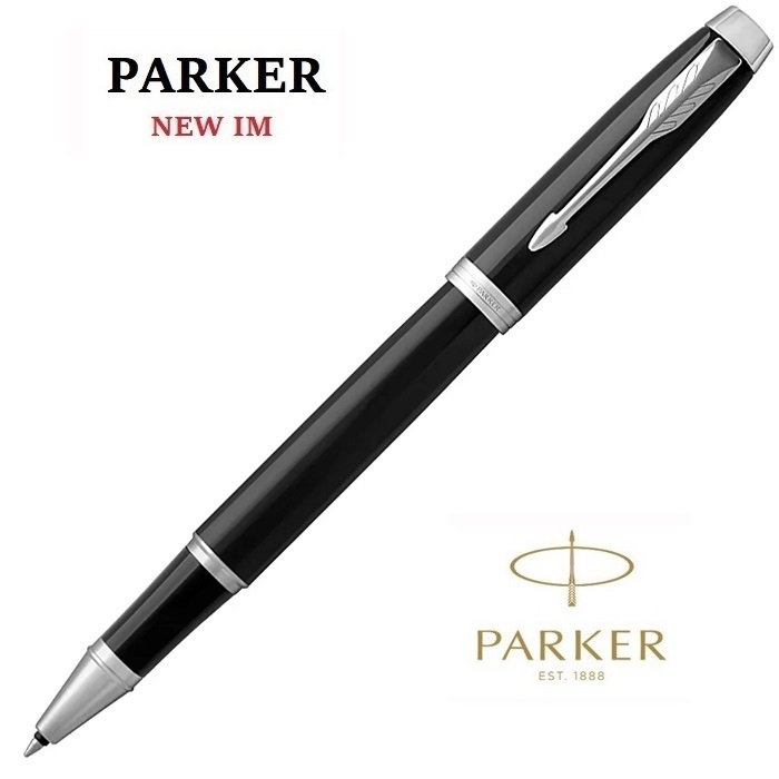 PARKER 派克 新IM系列 麗雅黑白夾鋼珠筆(免費刻字/筆套)