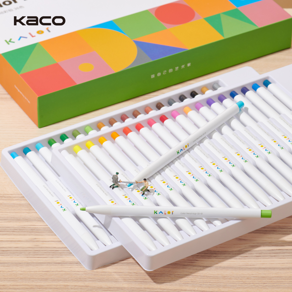 【KACO】KALOR綺采36色按壓自動彩色鉛筆套組