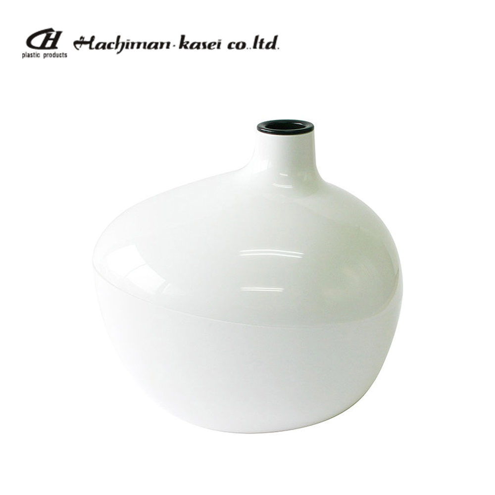 【八幡化成】VERTU DE VASE 花瓶造型多功能收納盒 白色 (VERTU DE VASE-WH)