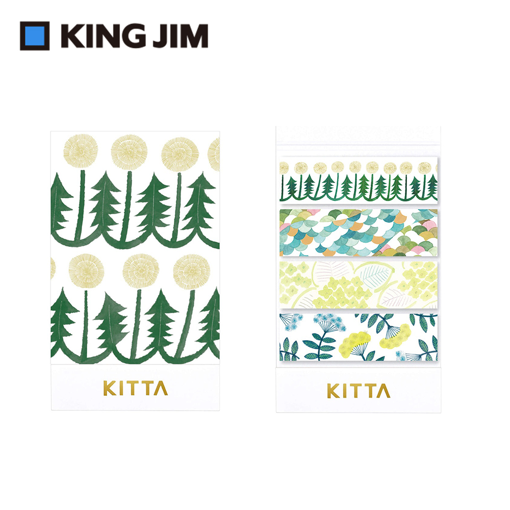 【KING JIM】KITTA隨身攜帶和紙膠帶 花8 (近藤百恵設計款)