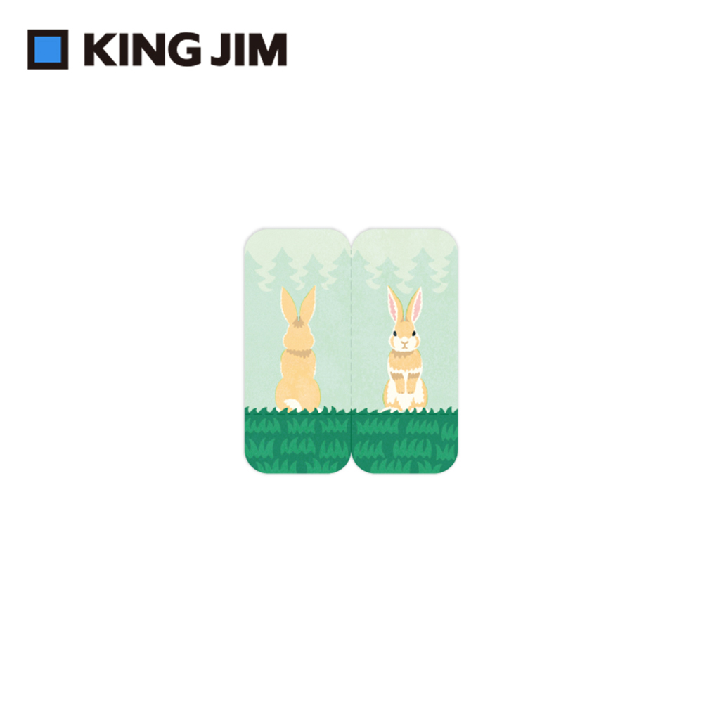 【KING JIM】可站立便利貼 動物款M 兔子 (3560-003)