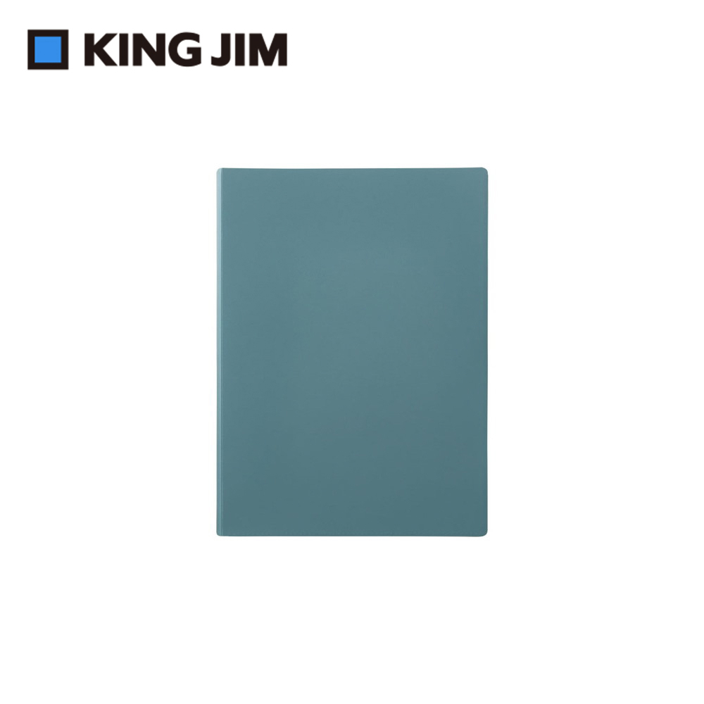 【KING JIM】EMILy硬殼3口袋收納資料夾 A4 抹茶綠 (EY759-GN)