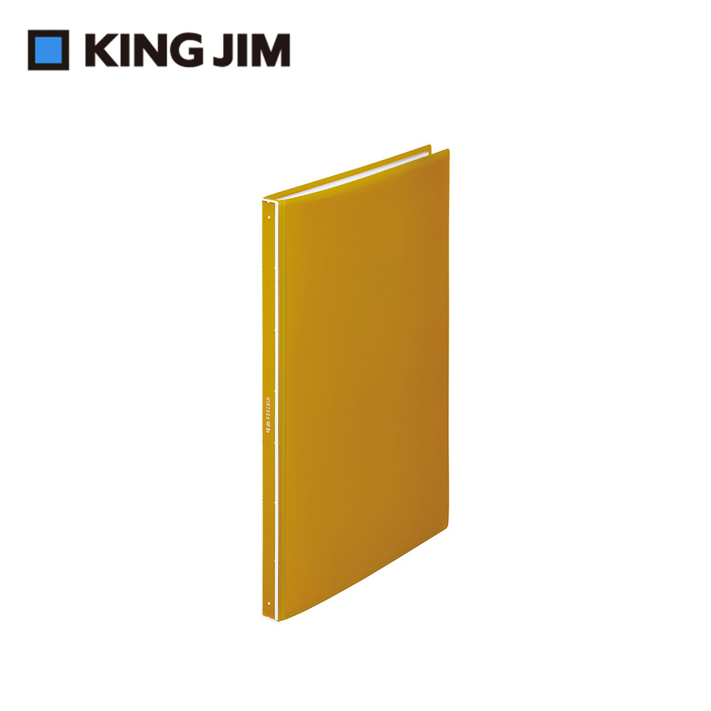 【KING JIM】HIKTAS 40頁資料夾 A4 黃色 (7281TW-YL)