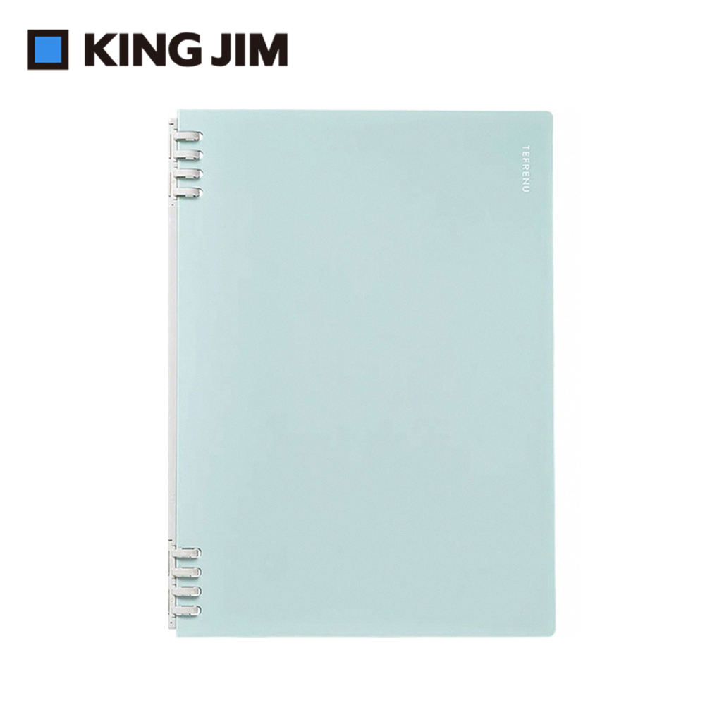 【KING JIM】精選色 TEFRENU 360° 活頁線圈筆記本 淺藍色 B5 (CN9855TE-LB)