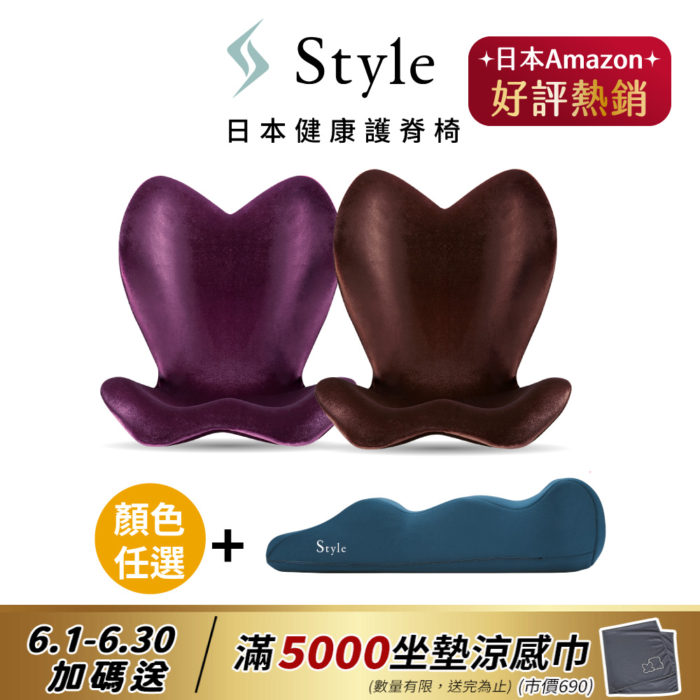 Style ELEGANT 美姿調整椅 高背款 兩色+Recovery Pole 3D身形舒展棒
