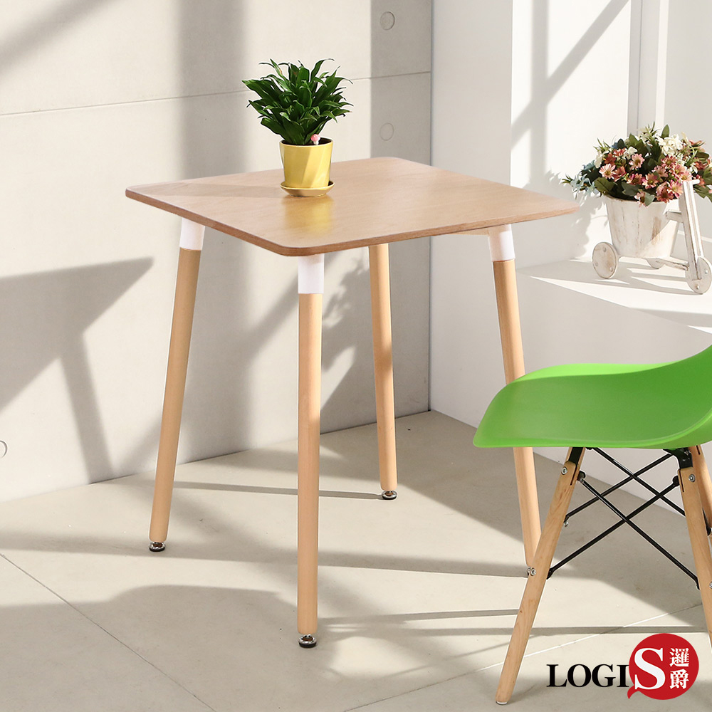 LOGIS 自然簡約北歐寬60cm 方形桌 方桌 工作桌 書桌 休閒桌【T6060WD】
