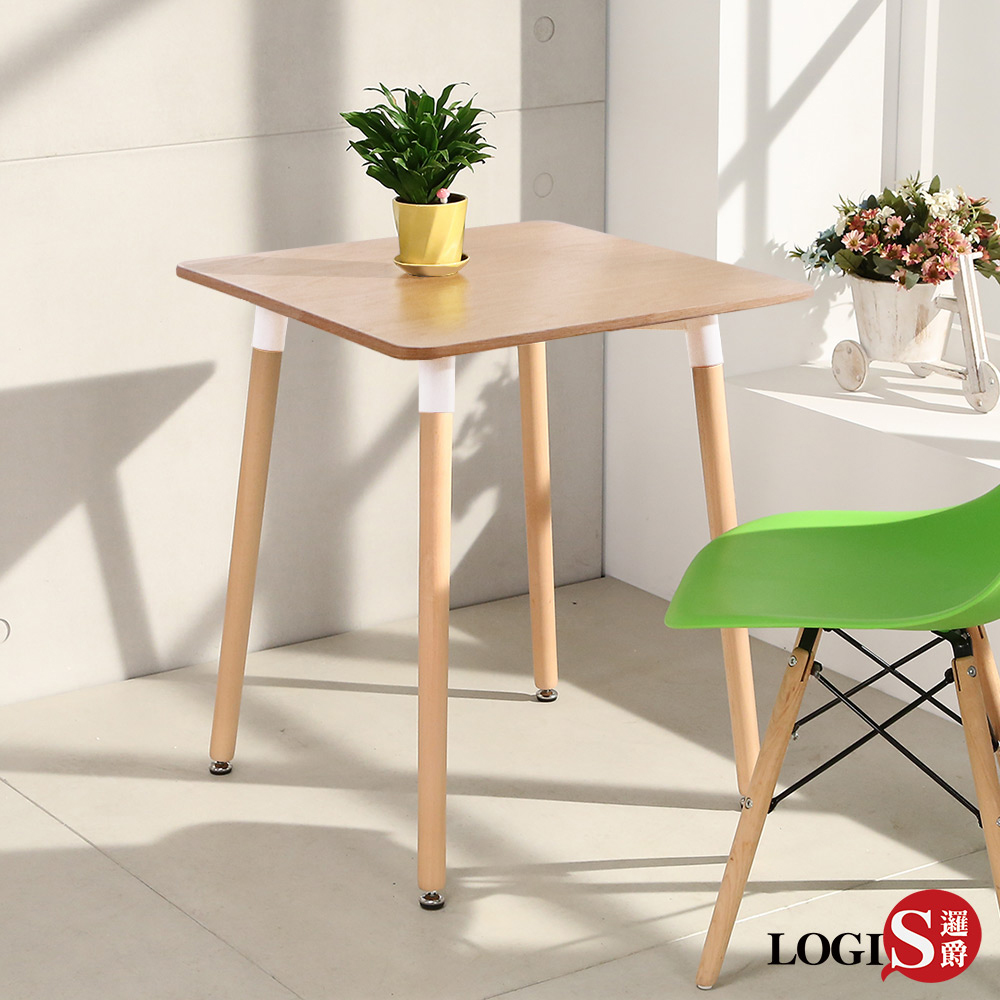 LOGIS 自然簡約北歐寬60cm 方形桌 方桌 工作桌 書桌 休閒桌【T6060WD】