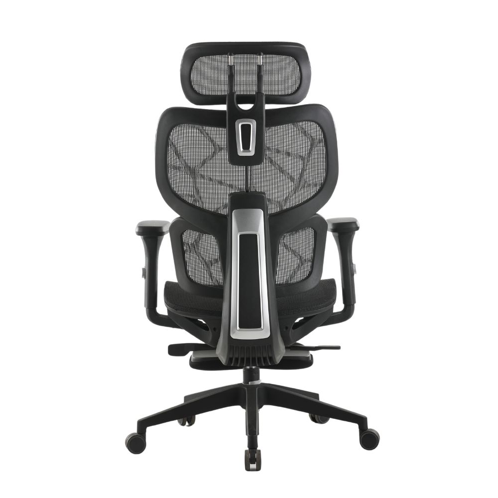 【YOKA 佑客】影瞳工學椅[黑-免組裝(辦公椅 主管椅 電競椅 電腦椅)