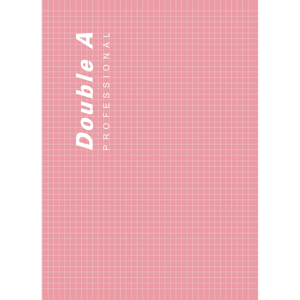 DoubleA B5小清新系列(橫線內頁-粉)膠裝筆記本40頁x10本(DANB23002)