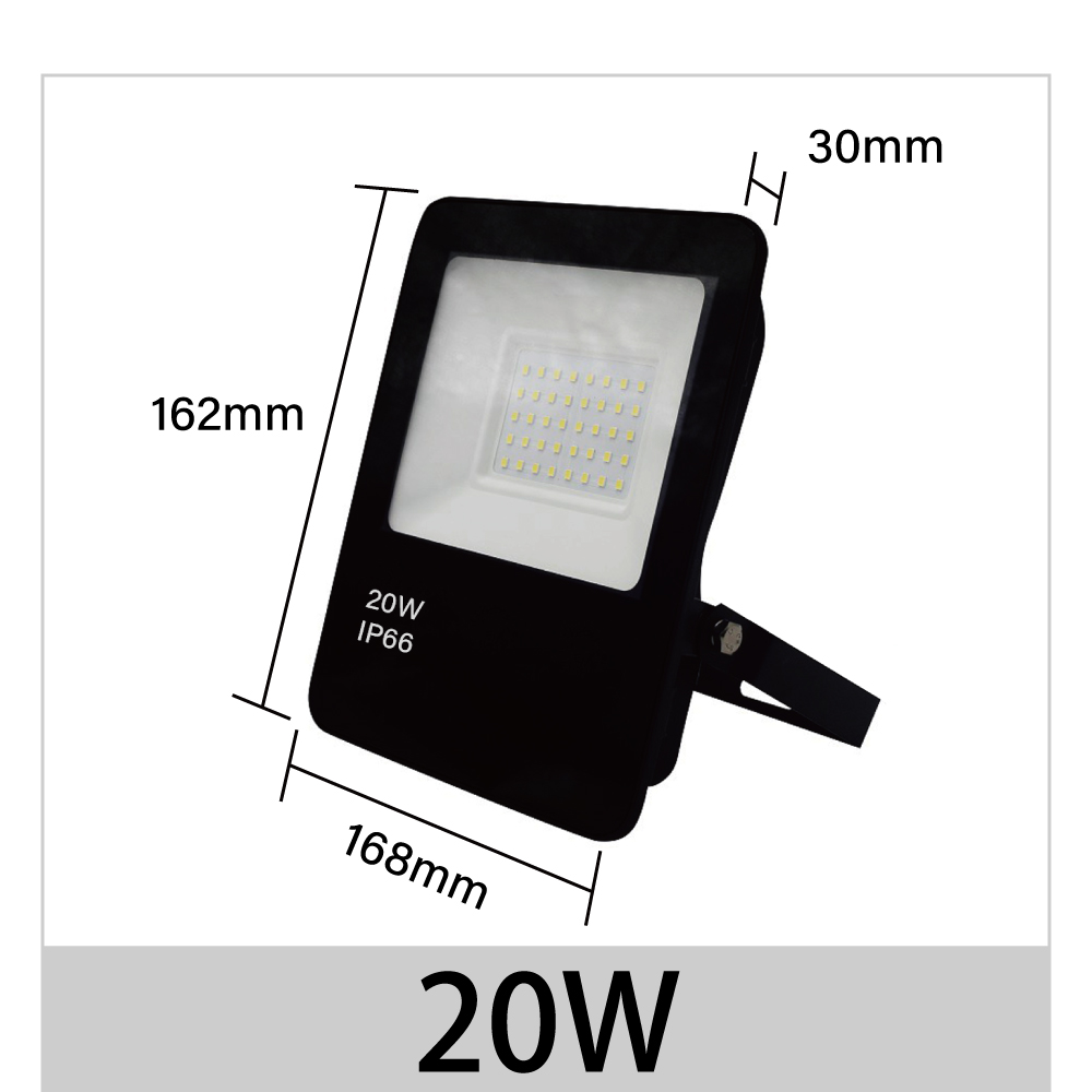 【青禾坊】歐奇OC 20W LED 戶外防水投光燈 投射燈-1入(超薄 IP66投射燈 CNS認證 )
