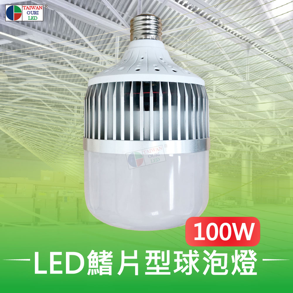 【台灣歐日光電】LED 100W專利鰭片型球泡燈